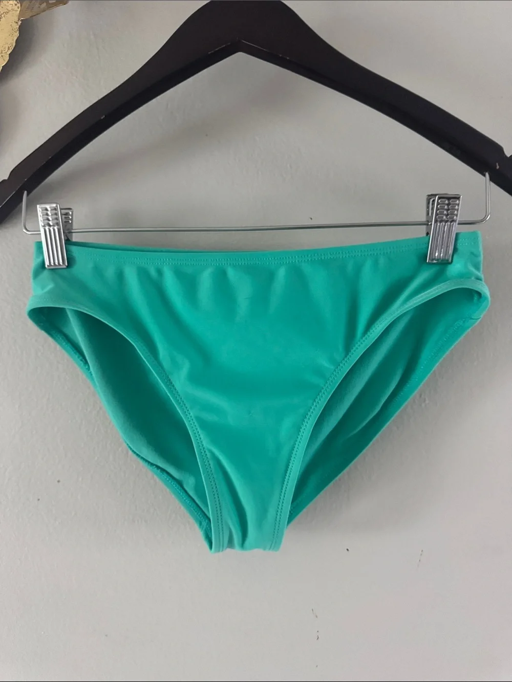 wonder nation Teal Ruched Strap Crop Tank